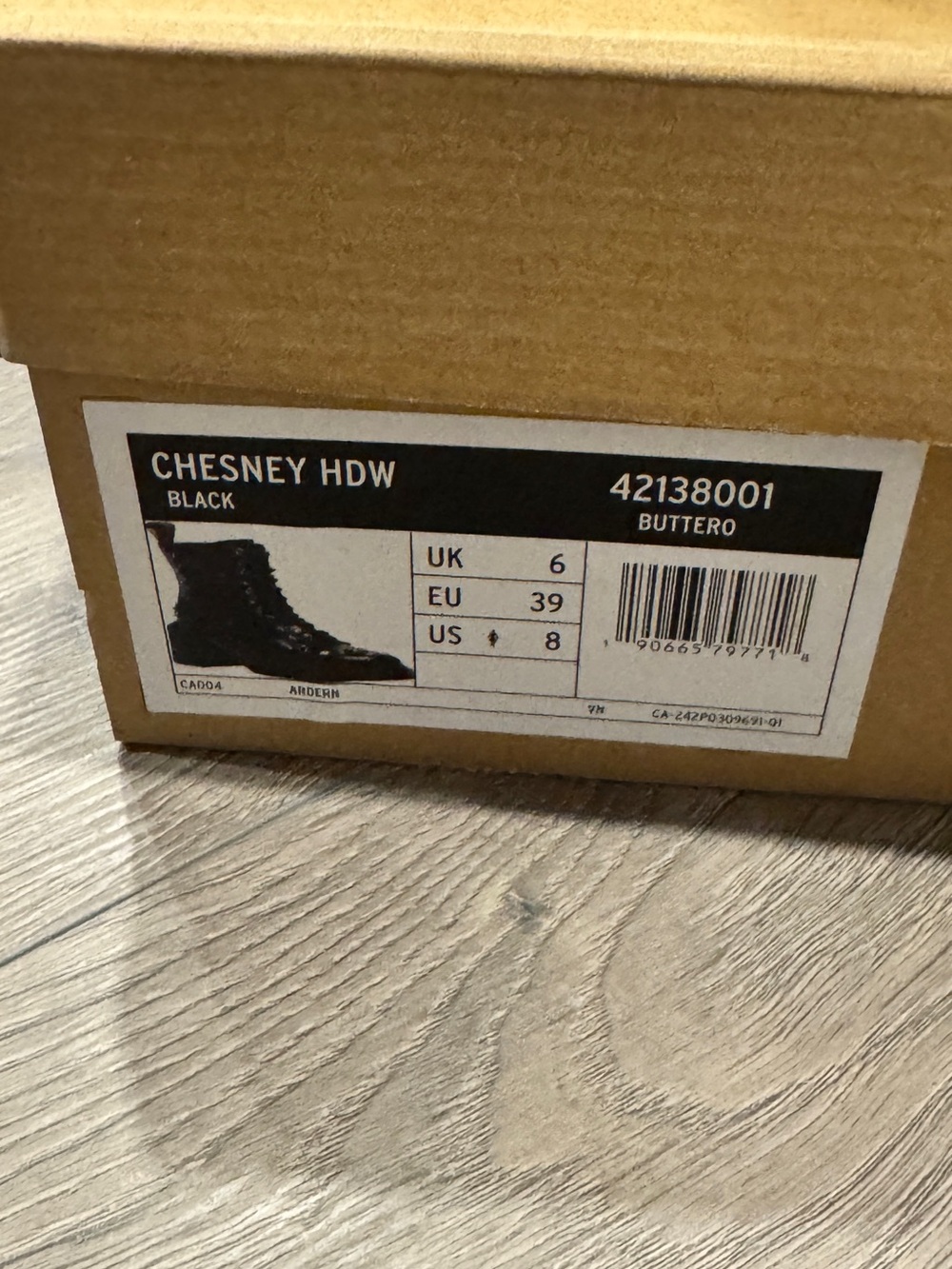 Dr. Martens Black Studded Lace-Up Platform Heel Boot/Chesney boots - Picture 8 of 9